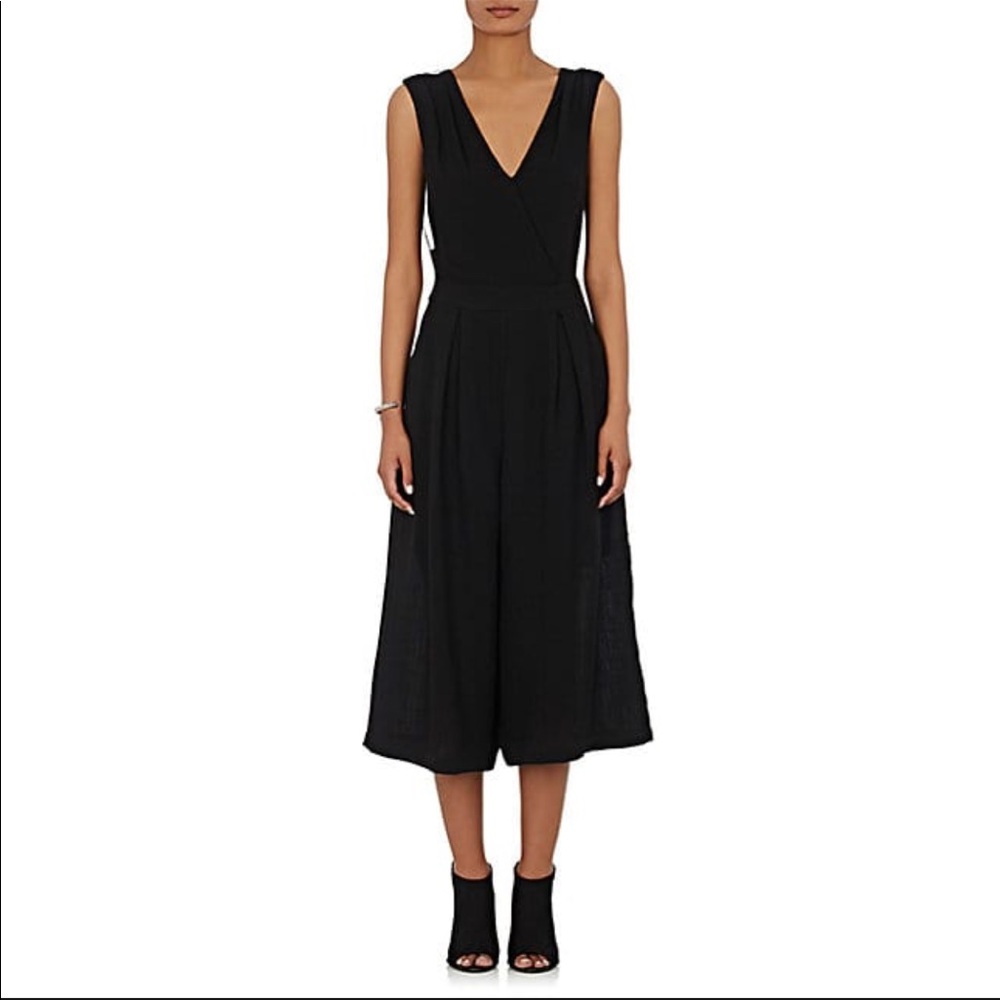 Barneys New York Sleeveless V-Neck Jumpsuit
